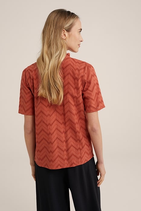 BLOUSE RUST BROWN 2