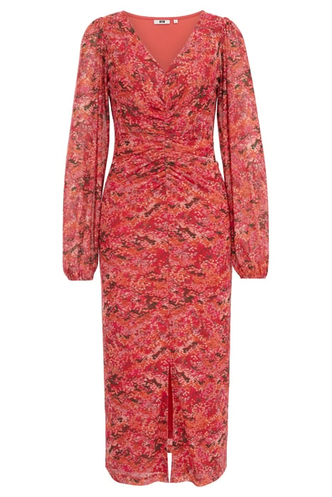 DRESS MIDI MULTI-COLOURED 3