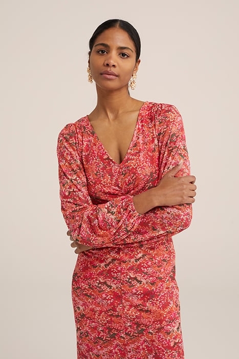 DRESS MIDI MULTI-COLOURED 4