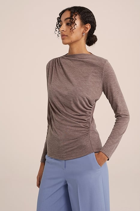 T-SHIRT LIGHT BROWN 1