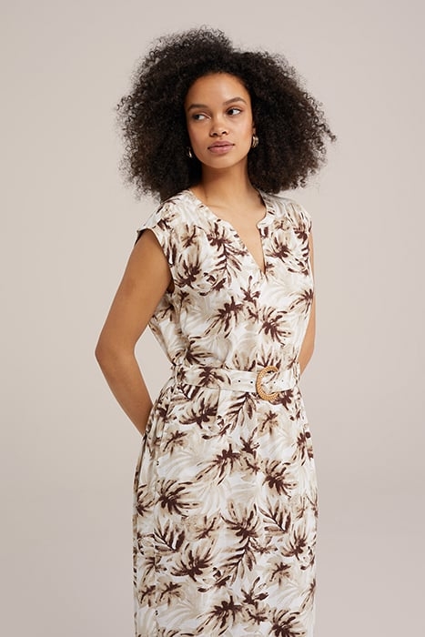 DRESS MID LENGTH BEIGE 4