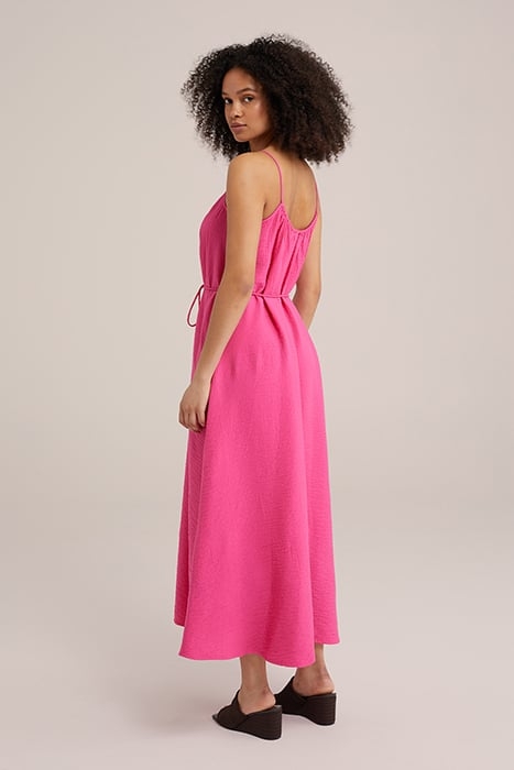 DRESS MID LENGTH PINK 2