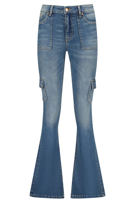 SUNRISE CARGO JEANS MID BLUE STONE 1