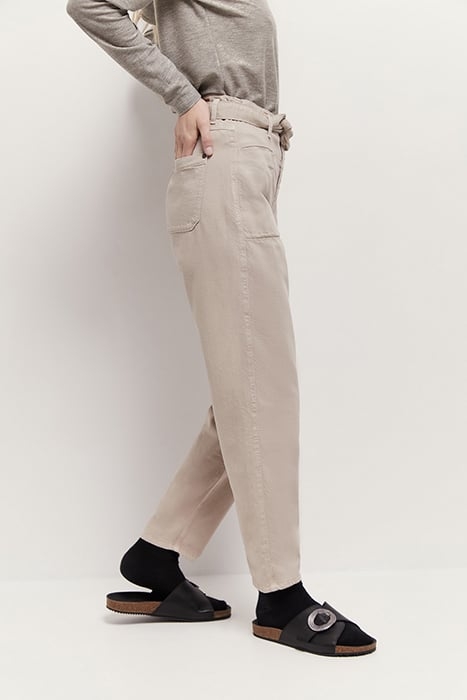 LE JOHN - 7/8TH SLOUCHY SAND JEANS 4