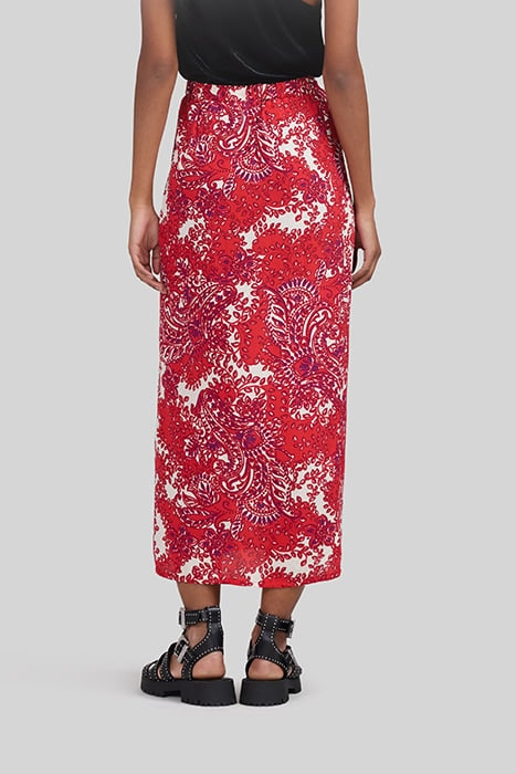 REDCURRANT LENZING™ ECOVERO™ BANDANA PRINT SKIRT 2