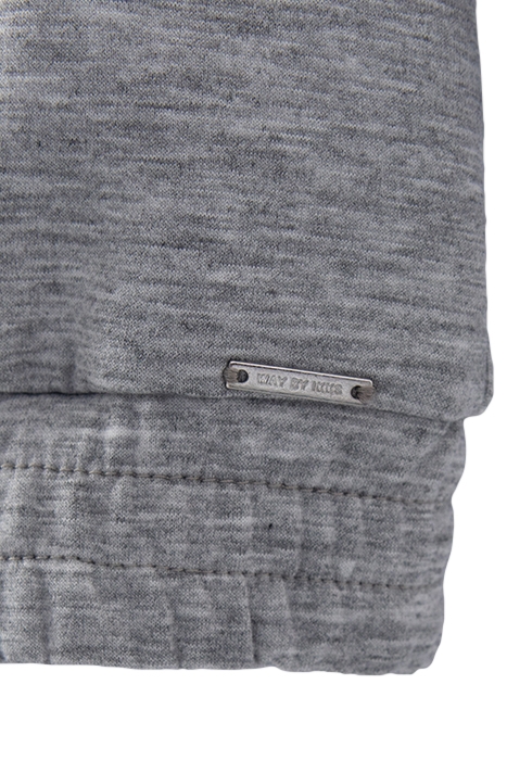 GIRLS’ GREY ZIPPED HOODED OVERSIZE CARDIGAN 6