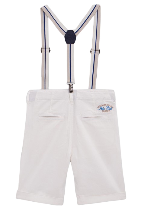 BOYS' ECRU BERMUDA SHORTS WITH REMOVABLE STRAPS 2
