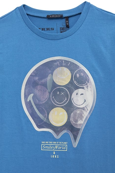 BOYS’ BLUE T-SHIRT WITH LENTICULAR SMILEYWORLD IMAGE 3