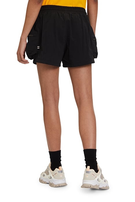 CRINKLE NYLON SHORTS WITH SIZE POCKETS BLACK 2