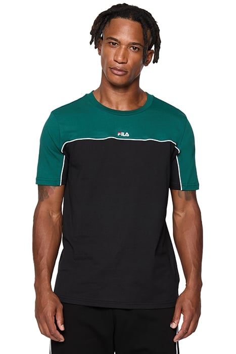 LIBATSE BLOCKED TEE FOREST BIOME-BLACK 1