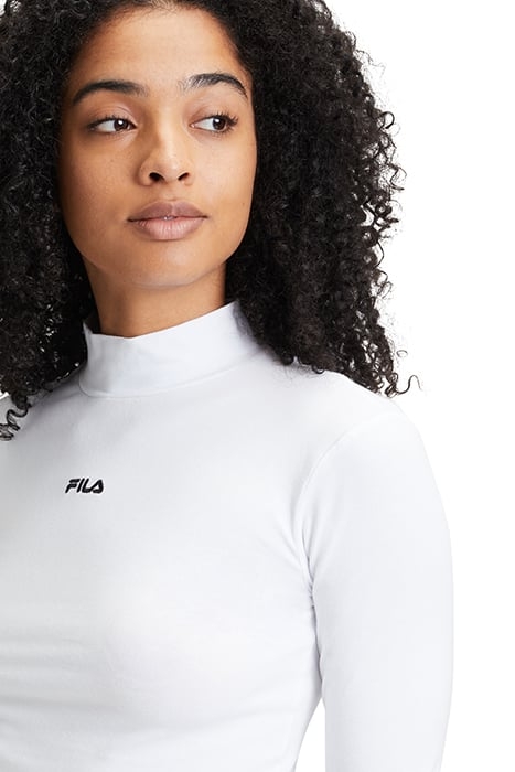 LINNUSE CROPPED TURTLE NECK BRIGHT WHITE 6