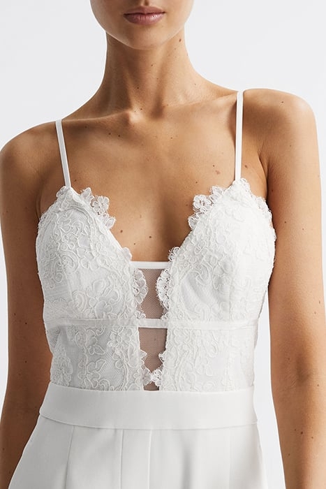 CORA-LACE TOP JUMPSUIT IVORY 5