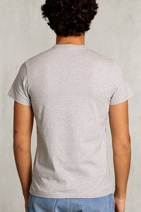 SLIM FIT V-NECK T-SHIRT GREY 2