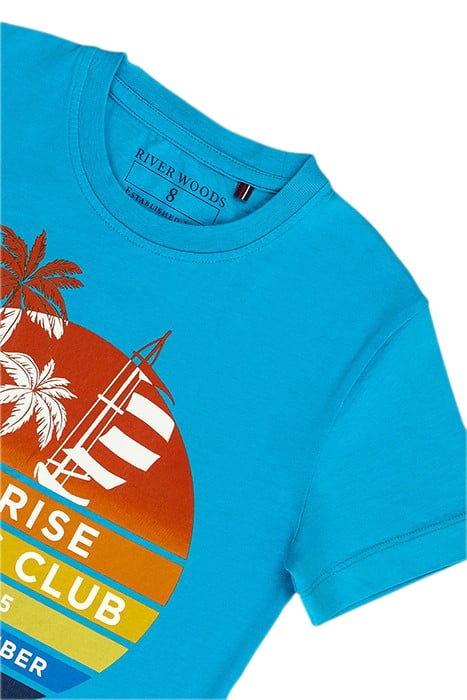 NORMAL FIT ARUBA BLUE T-SHIRT 3