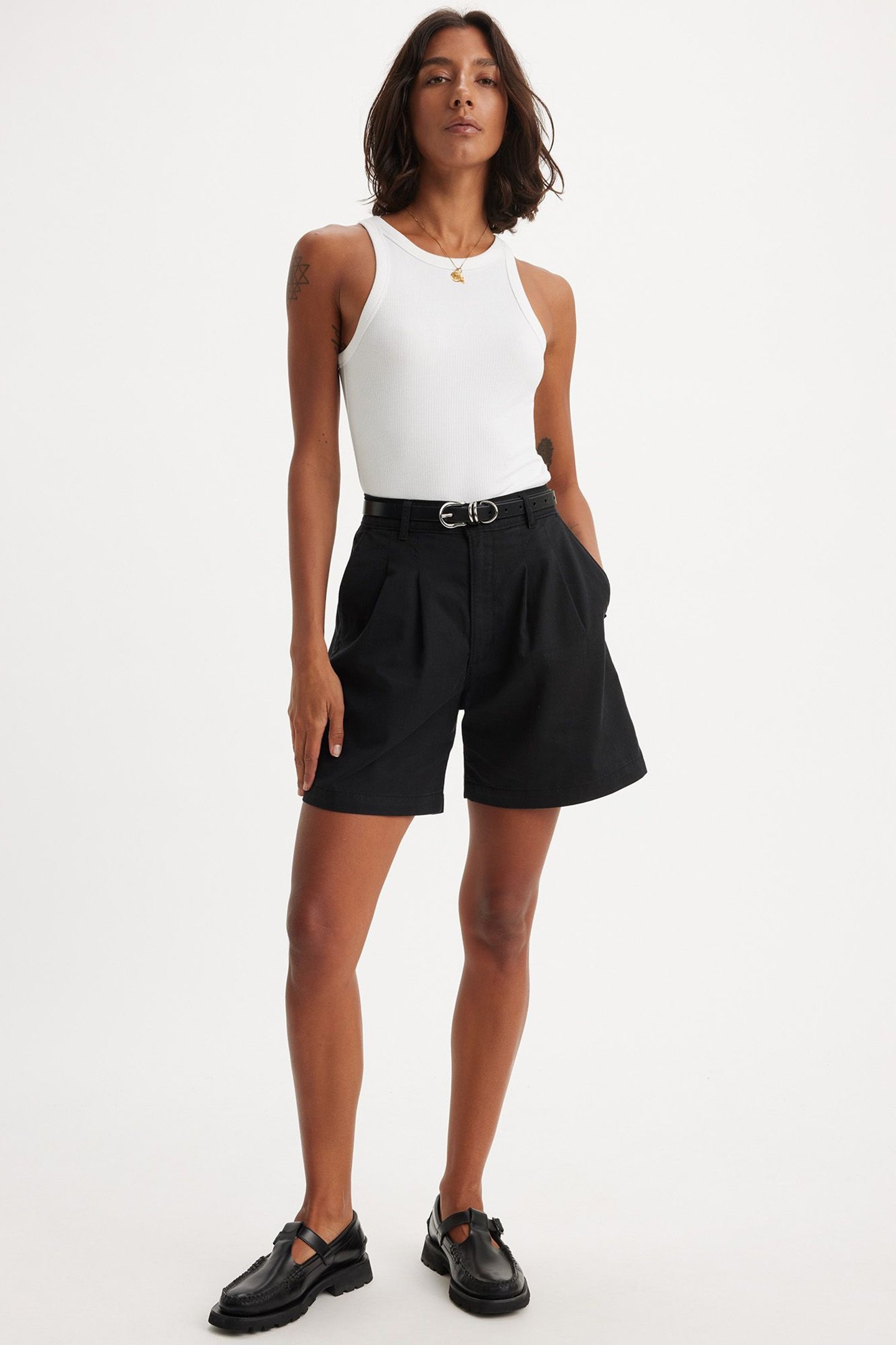 PLEATED TROUSER SHORTS 2