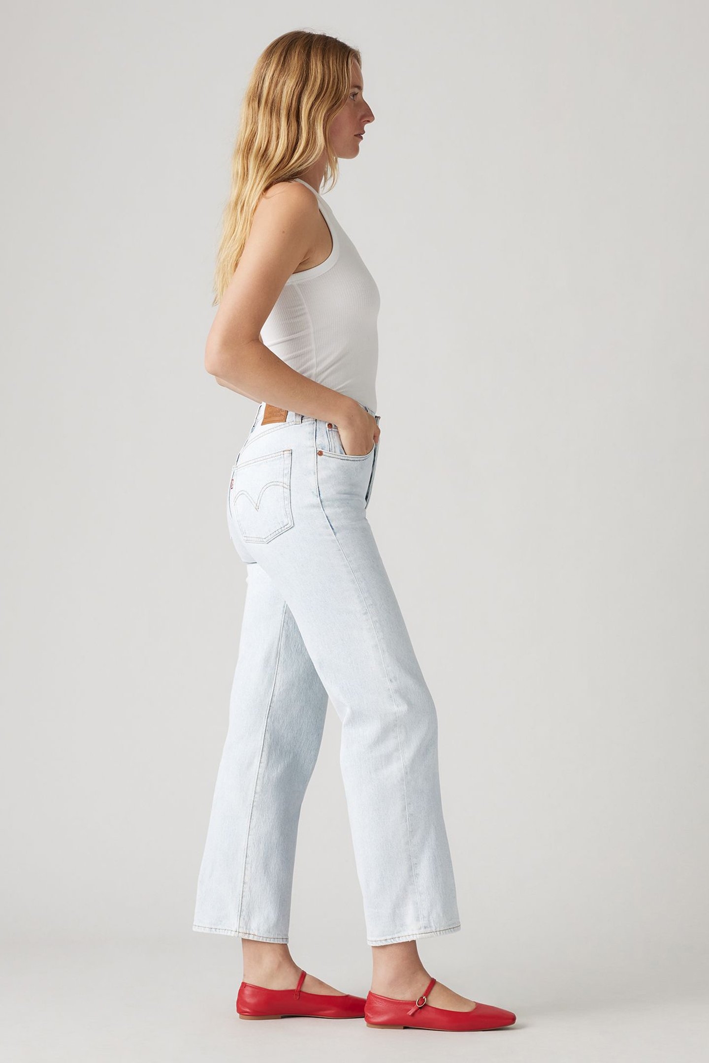 RIBCAGE STRAIGHT ANKLE JEANS 6