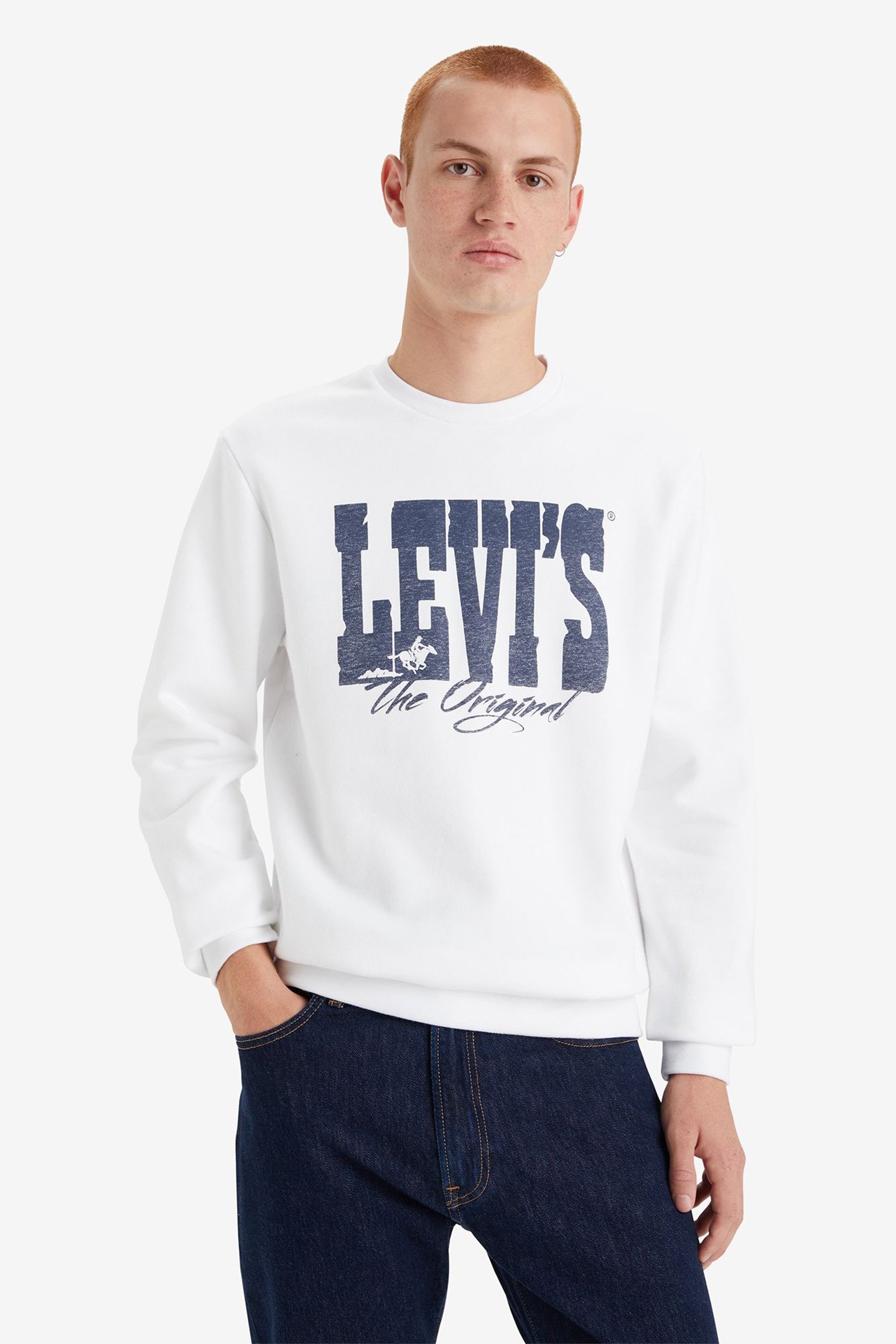 STANDARD FIT GRAPHIC CREWNECK SWEATSHIRT 1