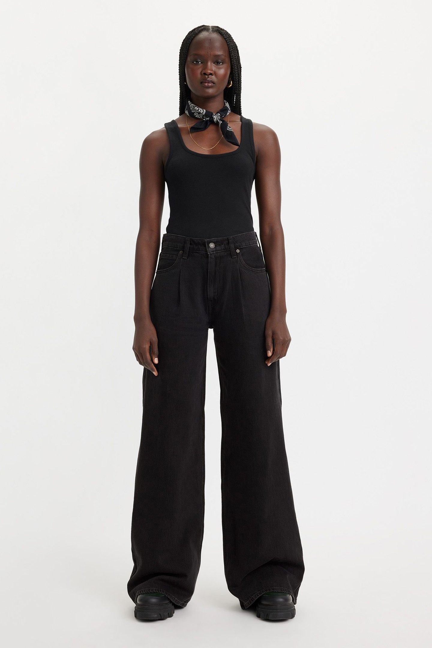 BAGGY DAD WIDE LEG LIGHTWEIGHT JEANS 1