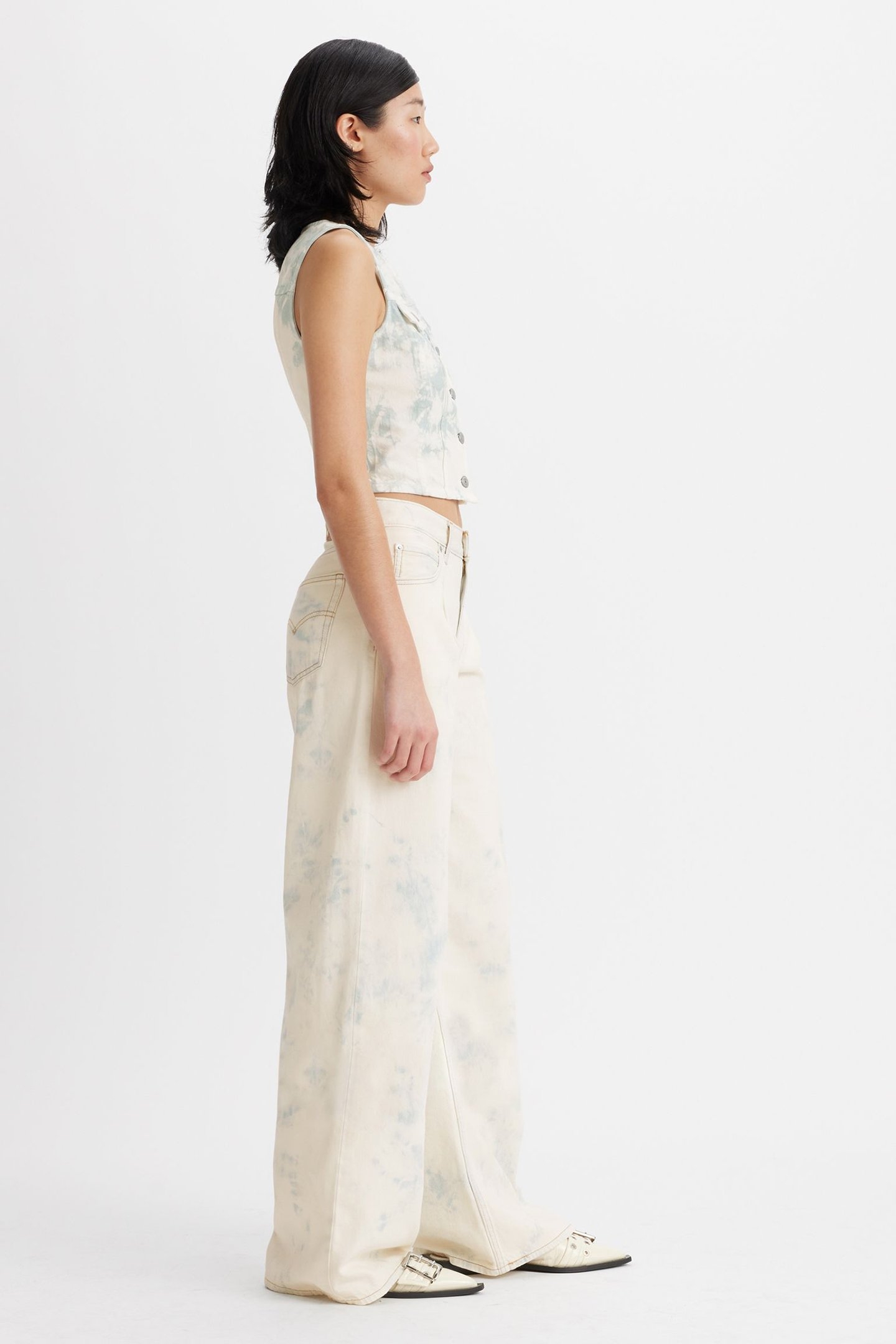 BAGGY DAD WIDE LEG LIGHTWEIGHT JEANS 5