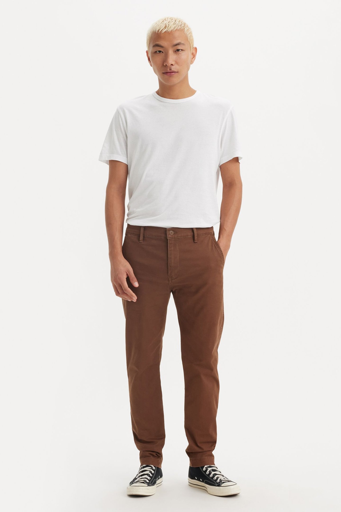 XX CHINO SLIM III FONDUE FUDGE 1