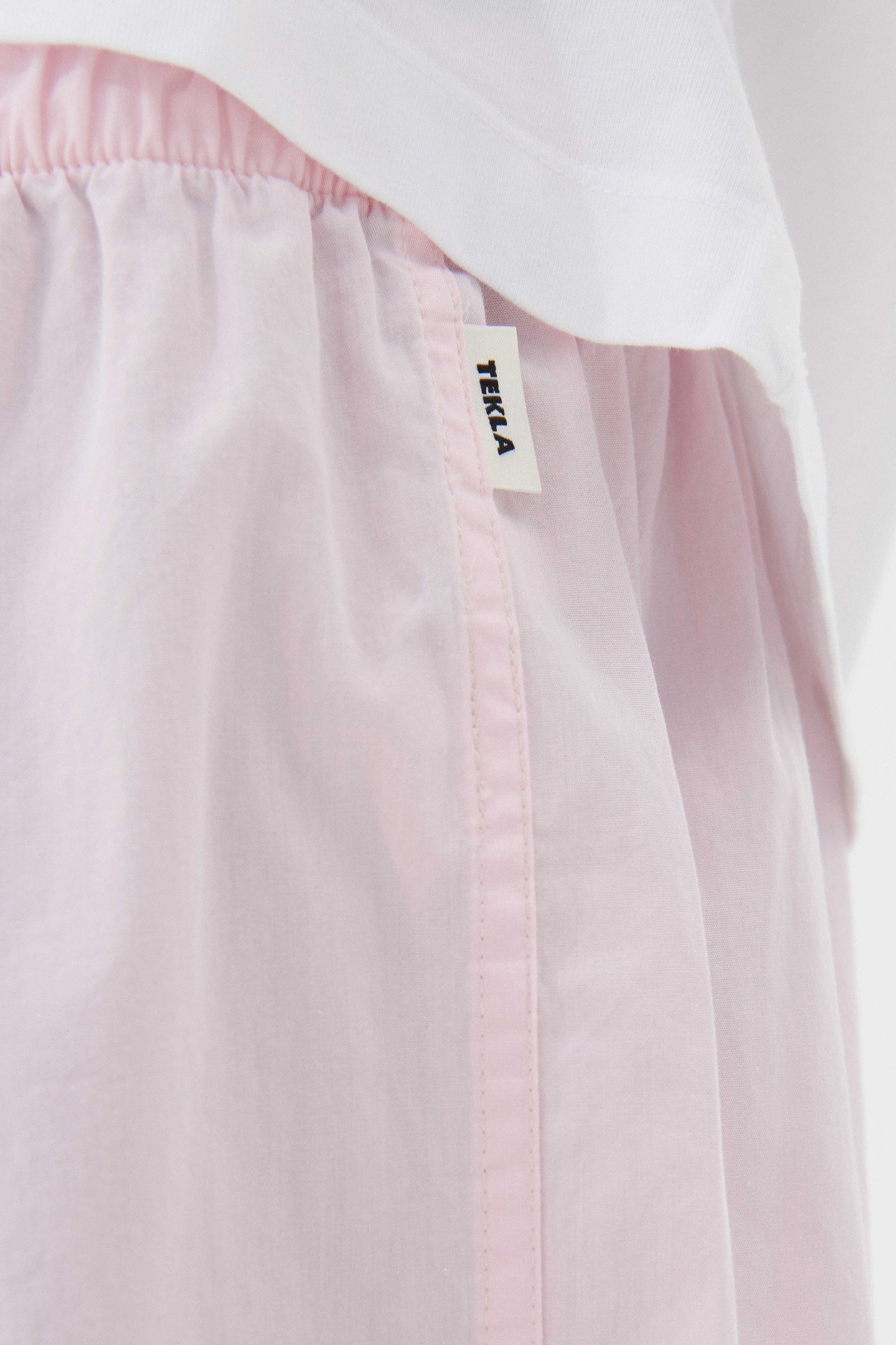 UNISEX POPLIN, PYJAMAS BOXERS SOFT PINK 2