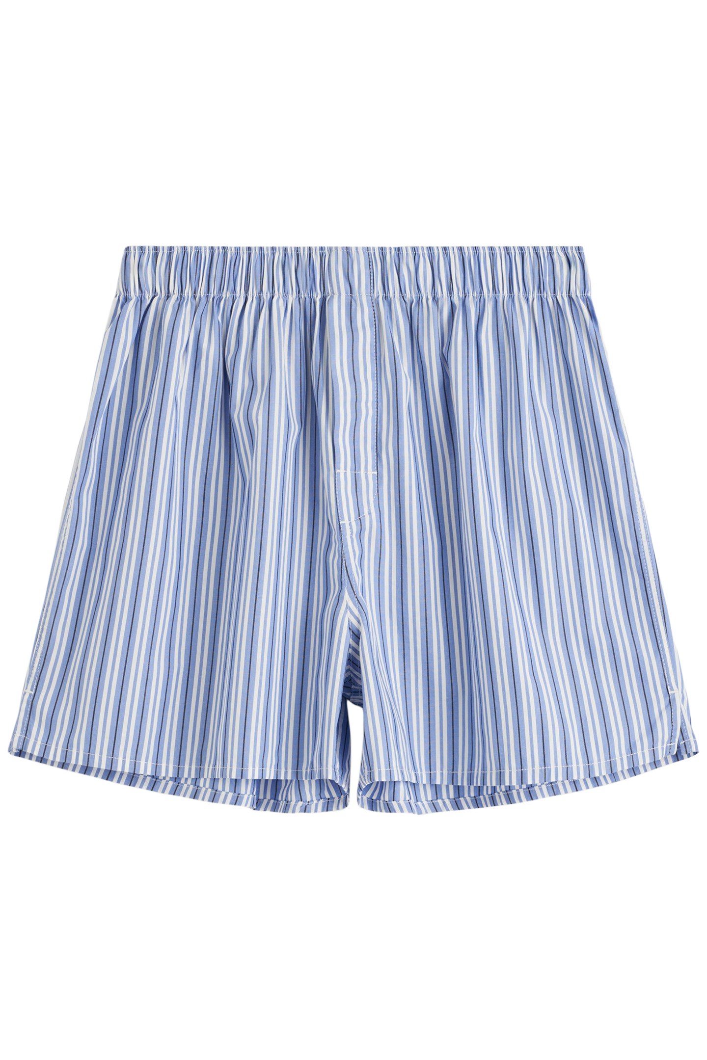 UNISEX POPLIN, PYJAMAS BOXERS PENNY STRIPES 1