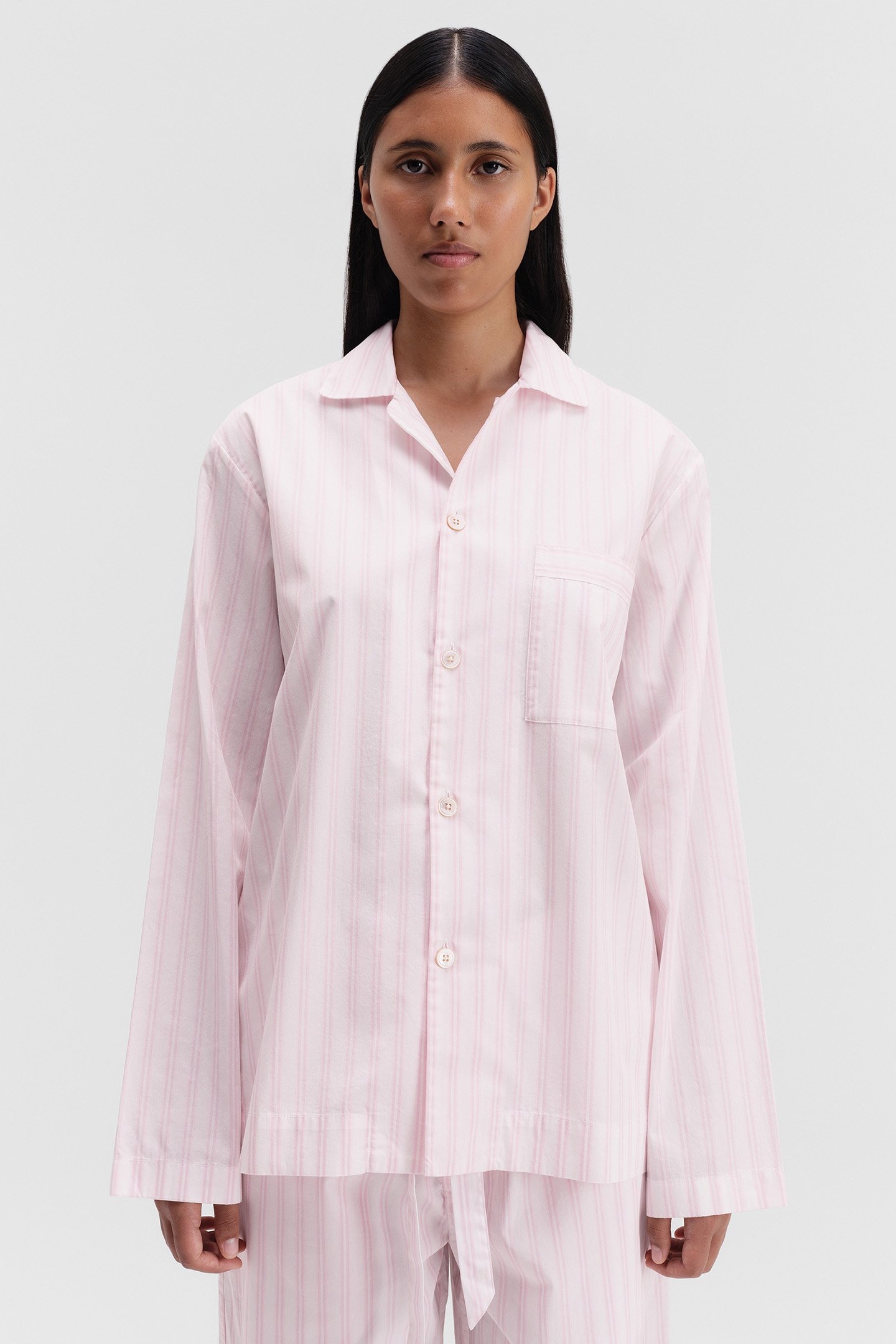 UNISEX POPLIN, PYJAMAS SHIRT HATTY STRIPES 2