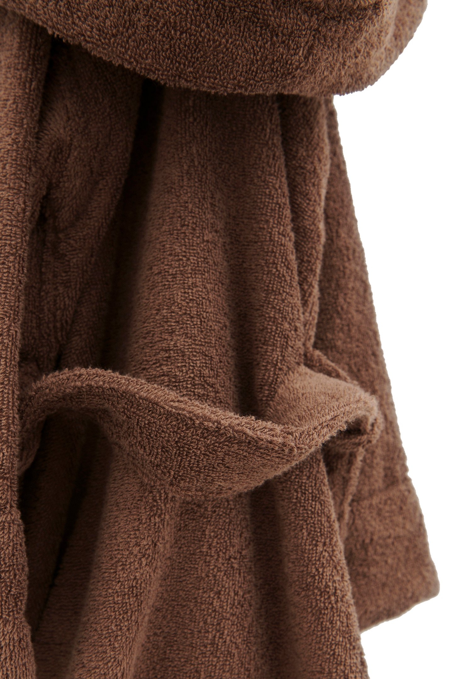 UNISEX HOODED BATHROBE KODIAK BROWN 2