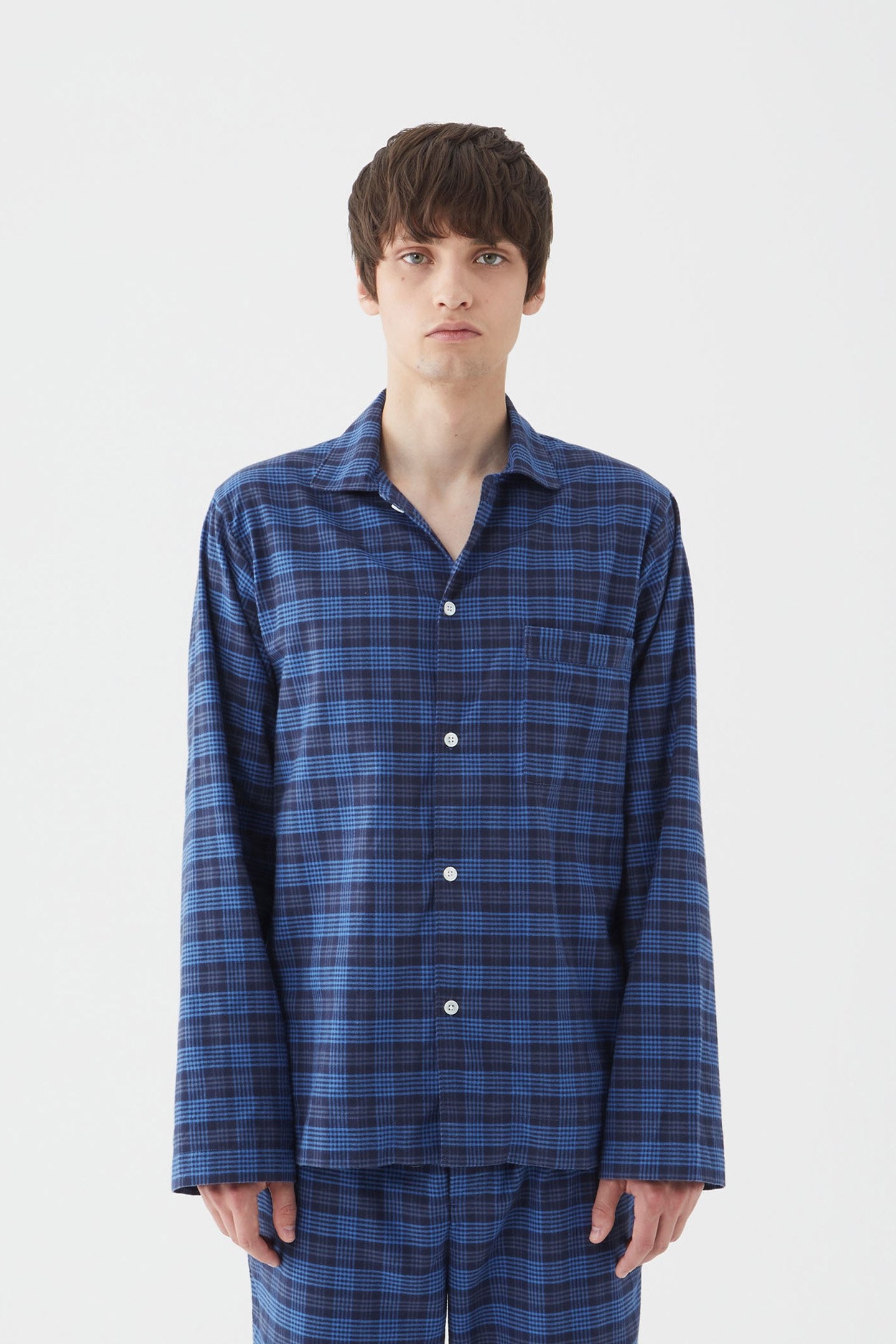 UNISEX FLANNEL, PYJAMAS SHIRT BLUE HOUR 1
