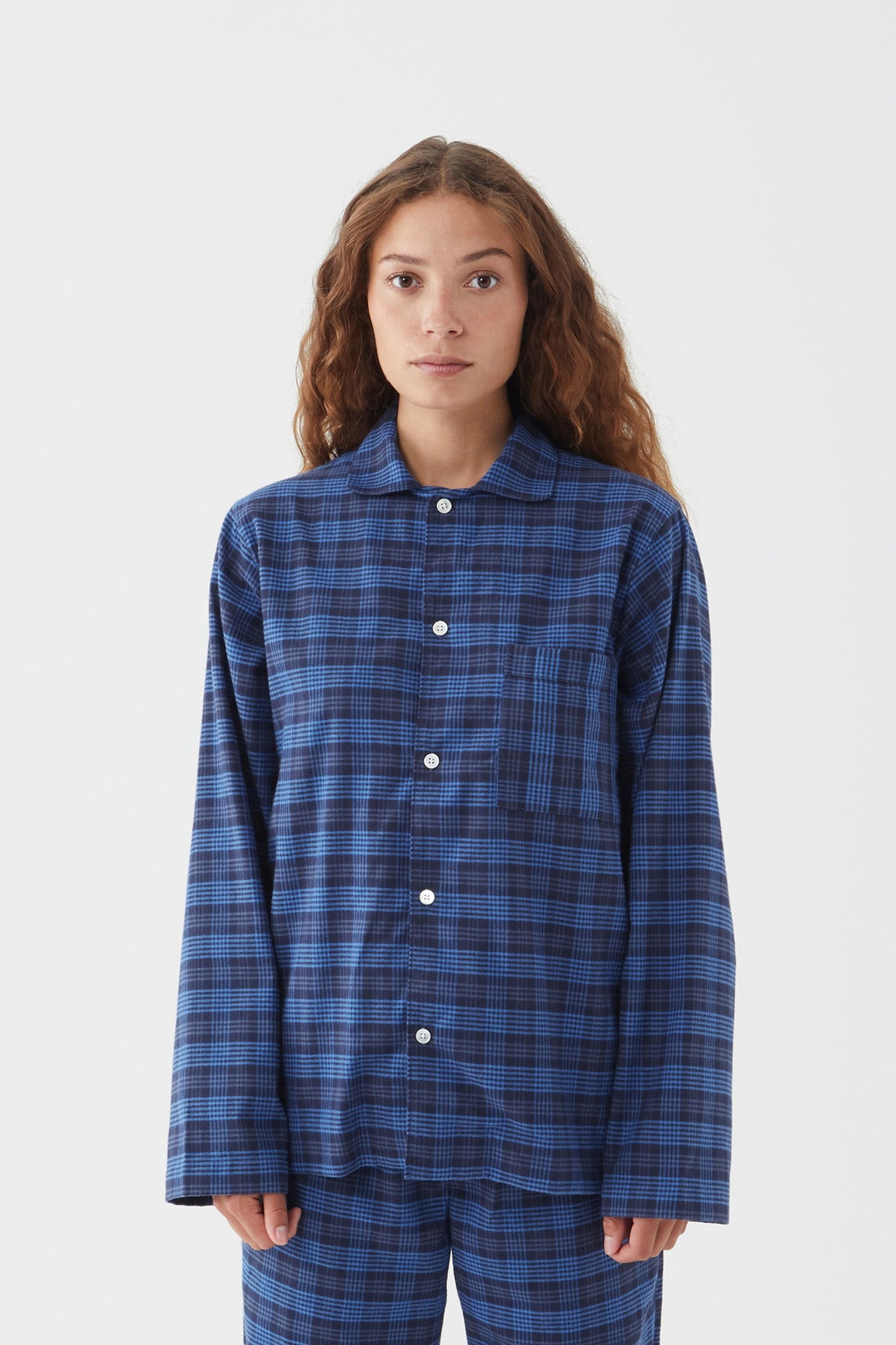 UNISEX FLANNEL, PYJAMAS SHIRT BLUE HOUR 2
