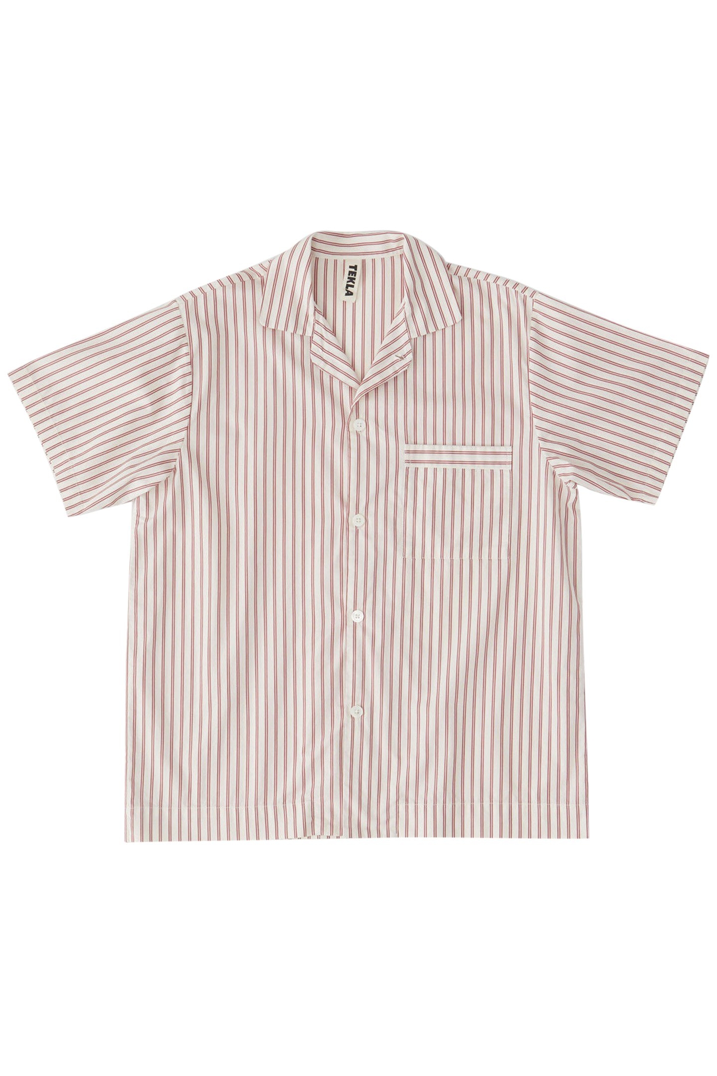 UNISEX POPLIN, SHORT SLEEVE SHIRT POLKA STRIPES 1