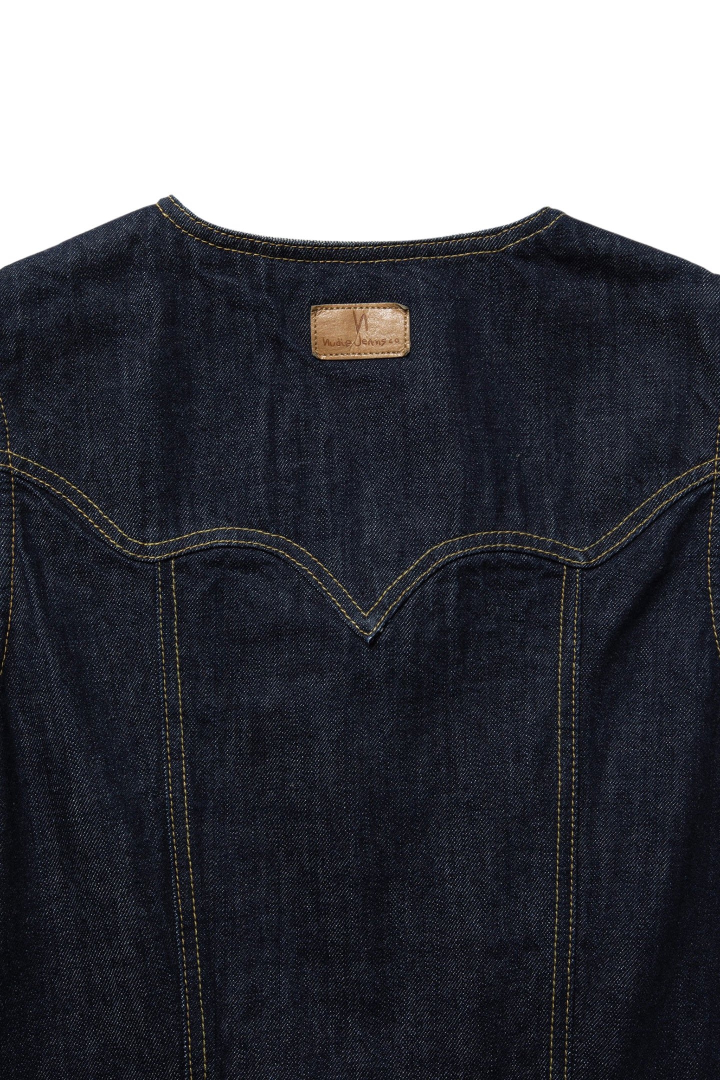 INA DENIM DRESS ONE WASH DARK BLUE 5