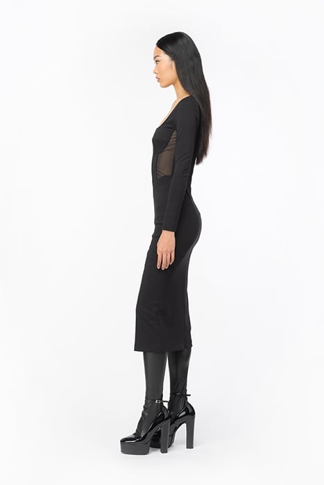 ANACLETO DRESS BLACK 5