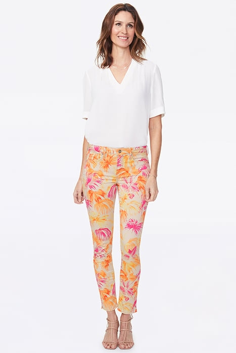 ALINA PANT ANKLE BEACH GARDEN CLEMENTINE 1