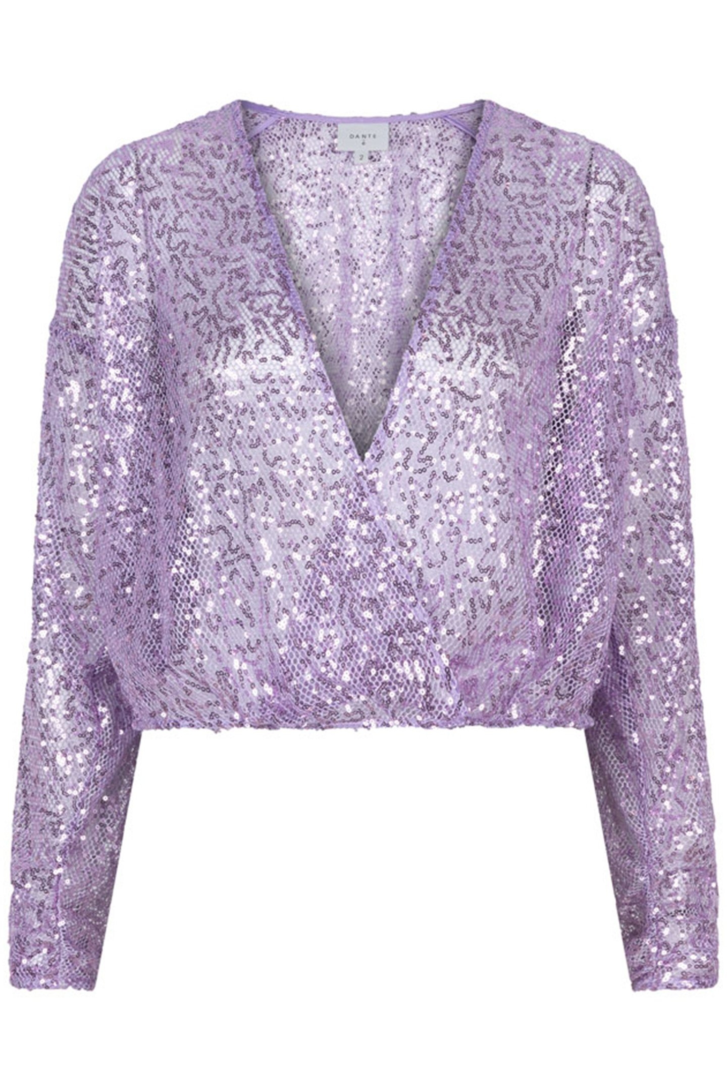 CRAZYABOUT SEQUINS CARDIGAN SOFT VIOLET 1