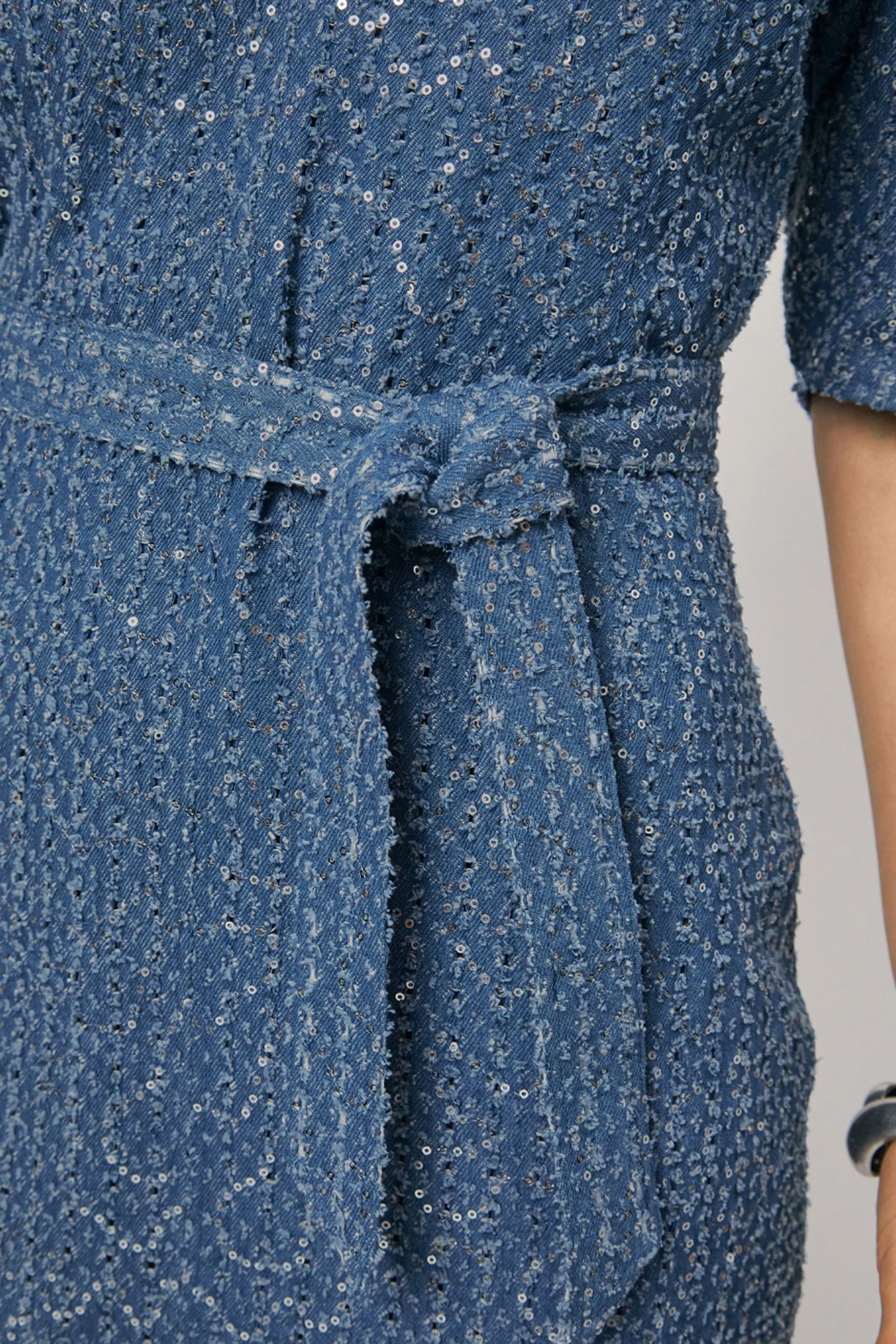 MCDEAN DENIM DRESS SKY BLUE 5