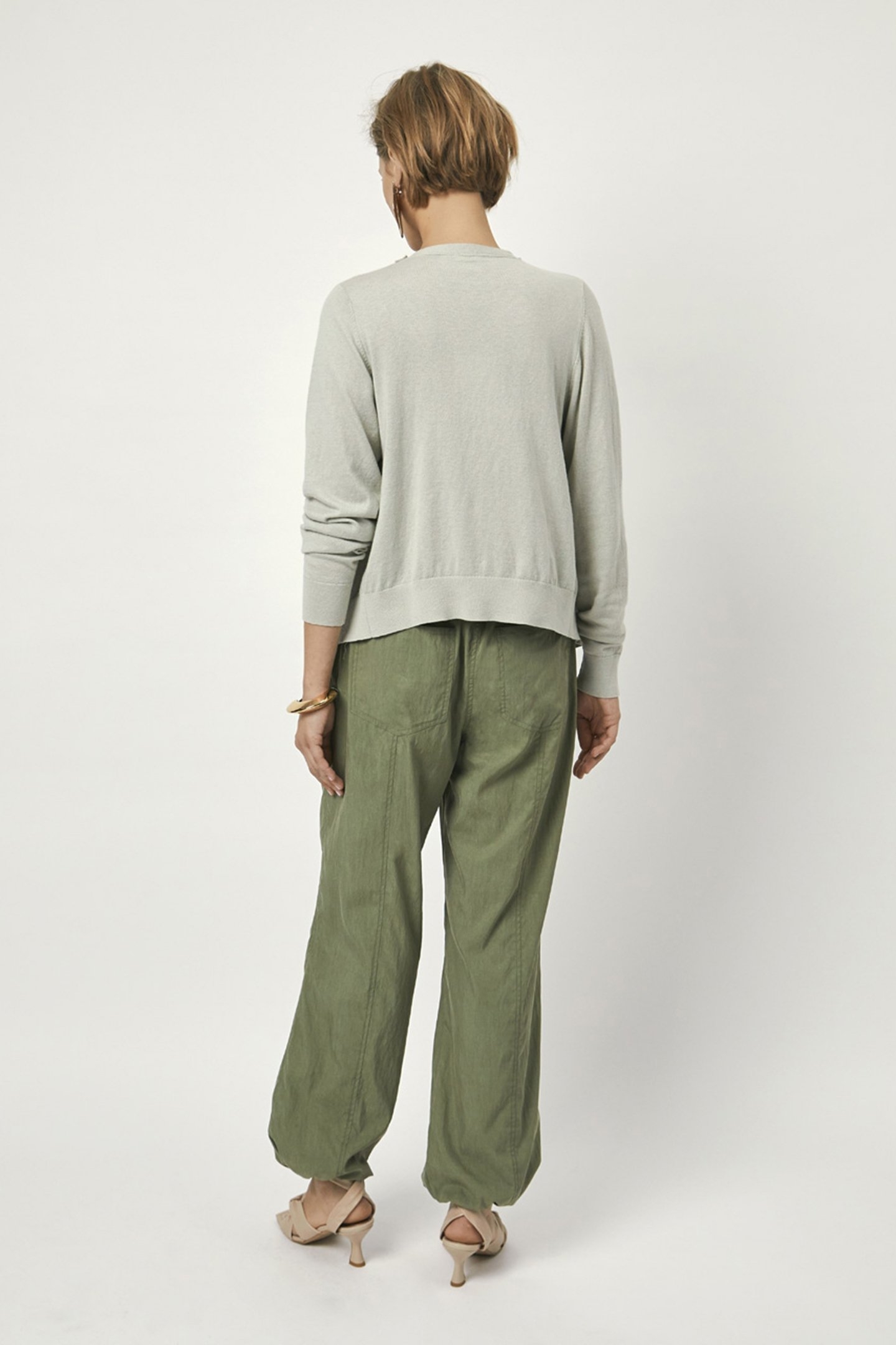 TIFFEN PARACHUTE CARGO PANTS THYME GREEN 2