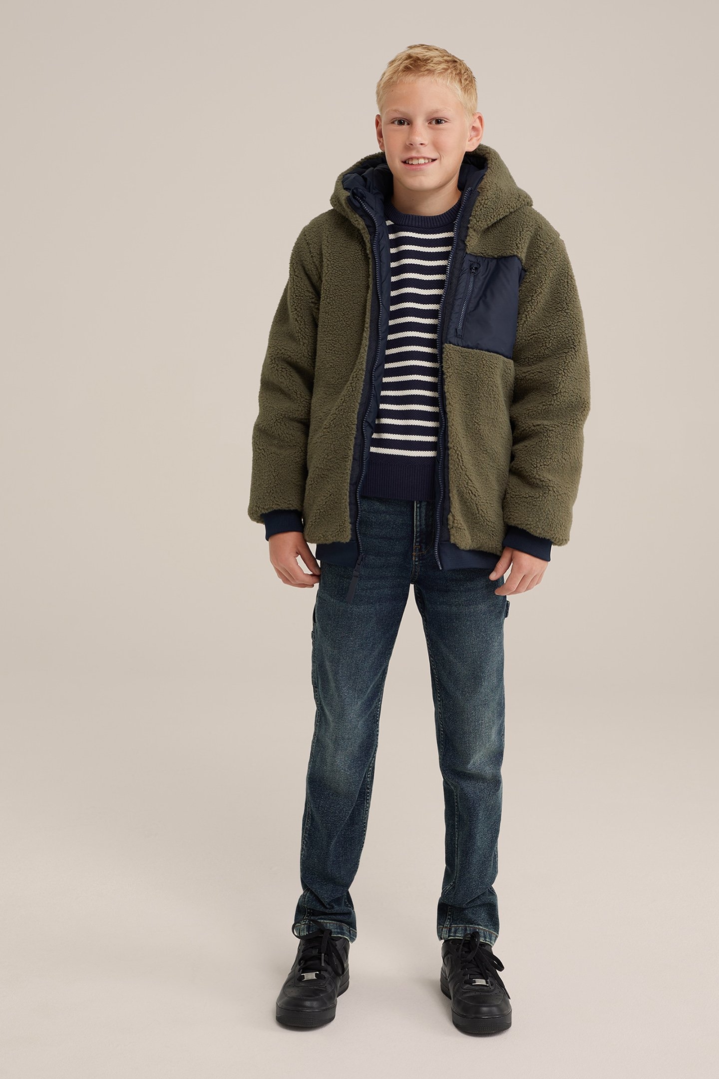 JACKET REVERSIBLE BOMBER NAVY BLUE 5