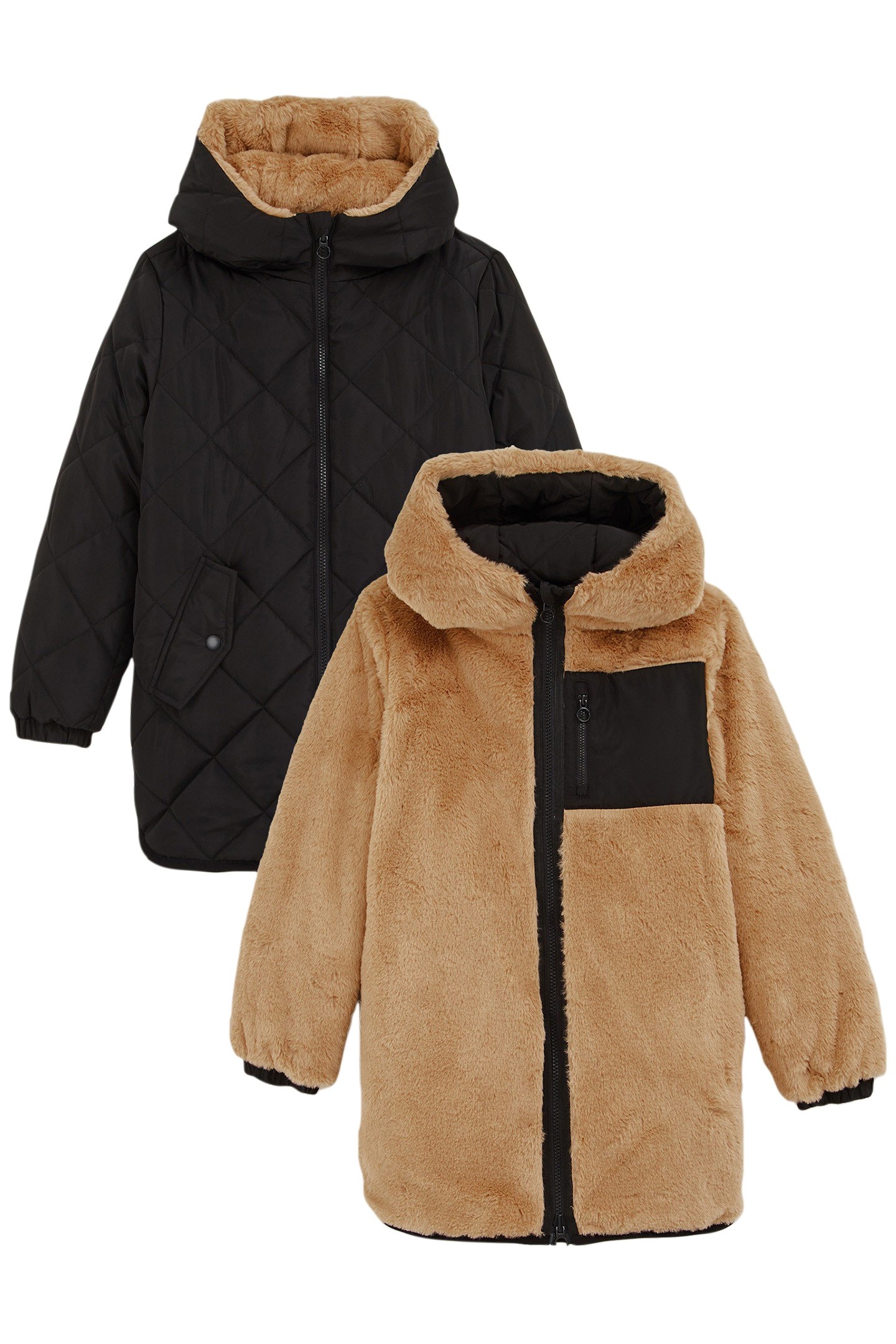 JACKET REVERSIBLE PARKA BLACK 1