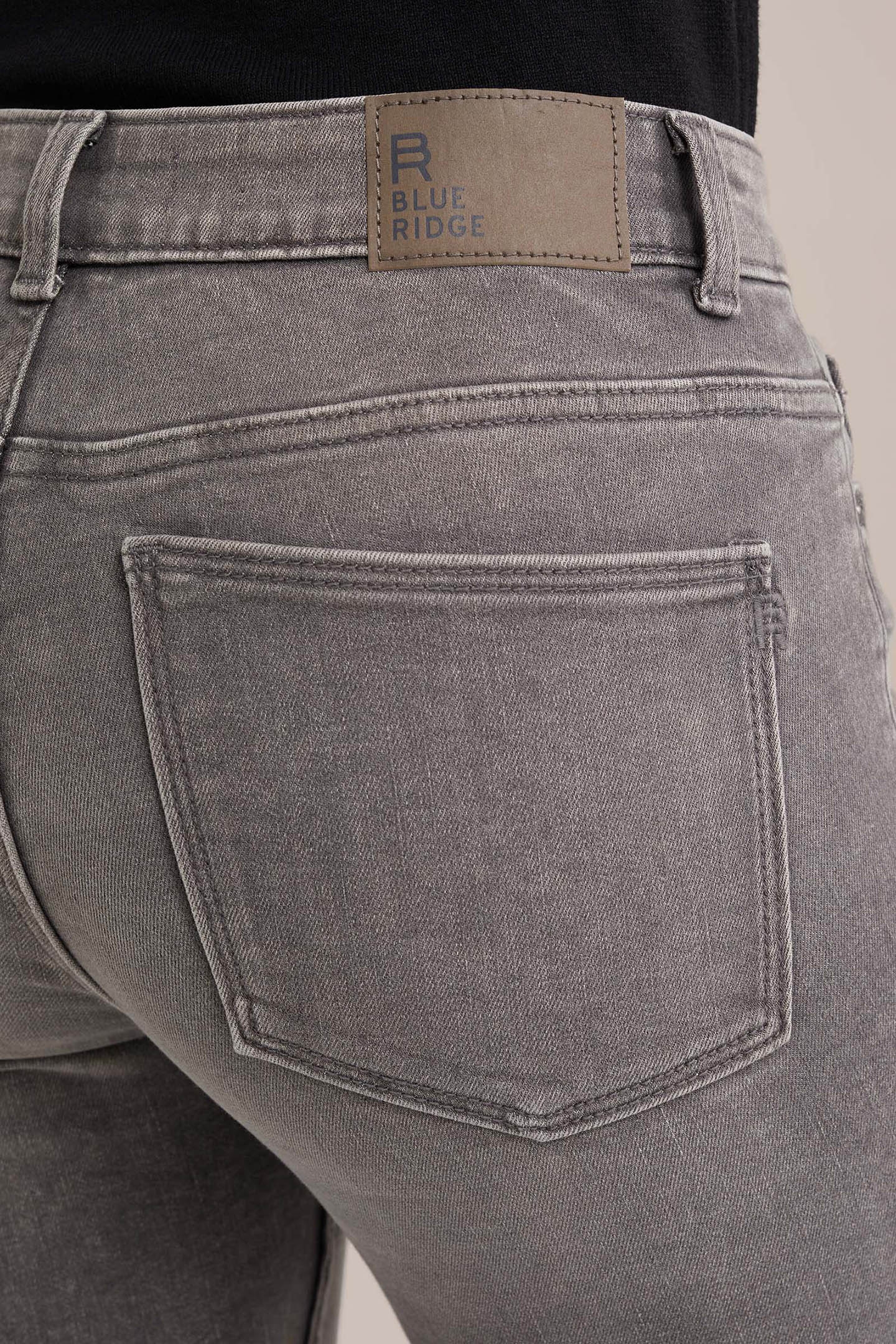 5-POCKET MID WAIST LIGHT GREY 5