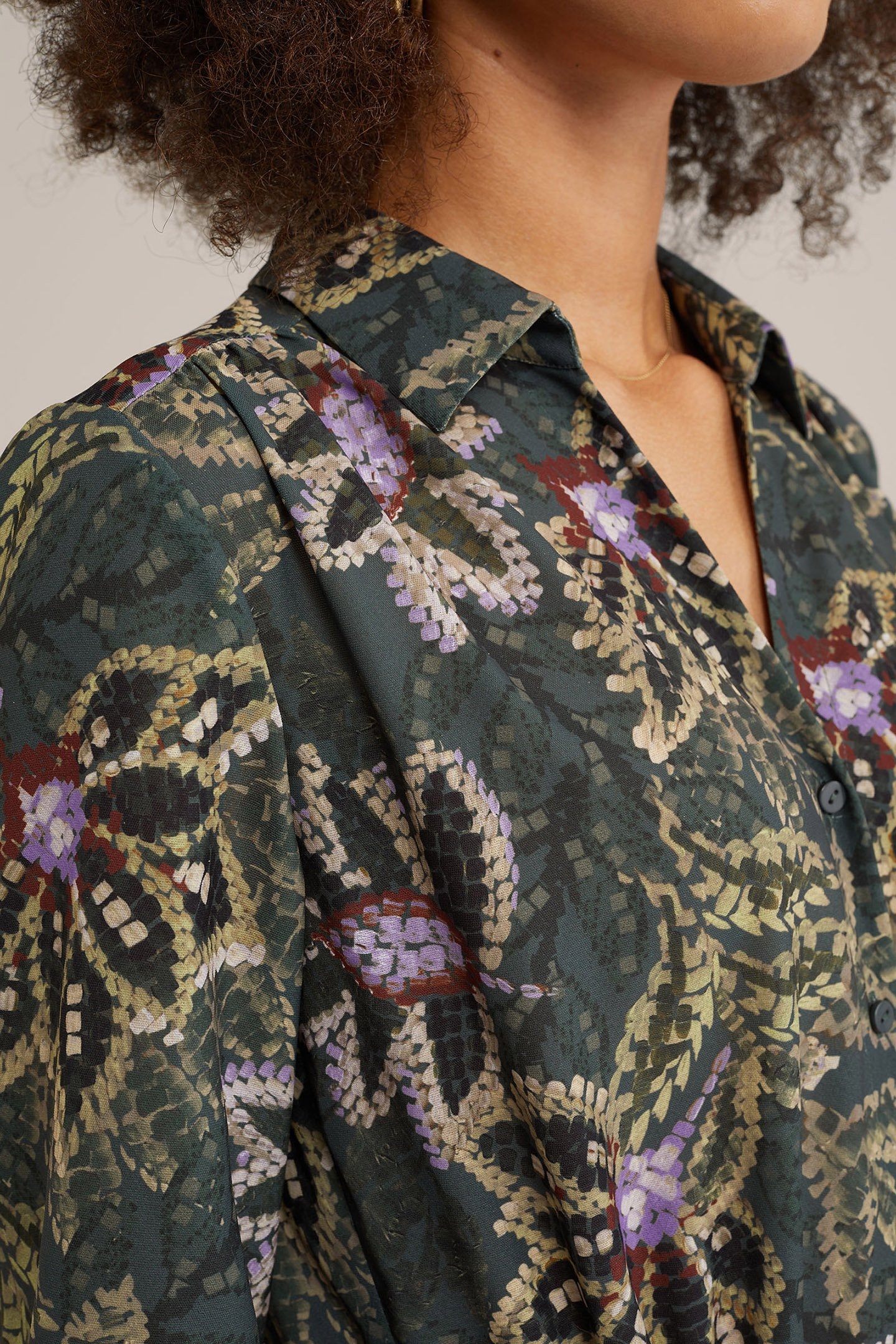 DRESS MID LENGTH DARK GREEN 6