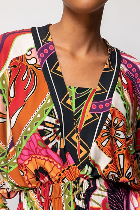 DRESS FUN DESSIN LIMELIGHT/BROWN/VIOLET 5