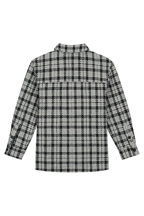 SQUARED OVERSHIRT GREY CHECK 2