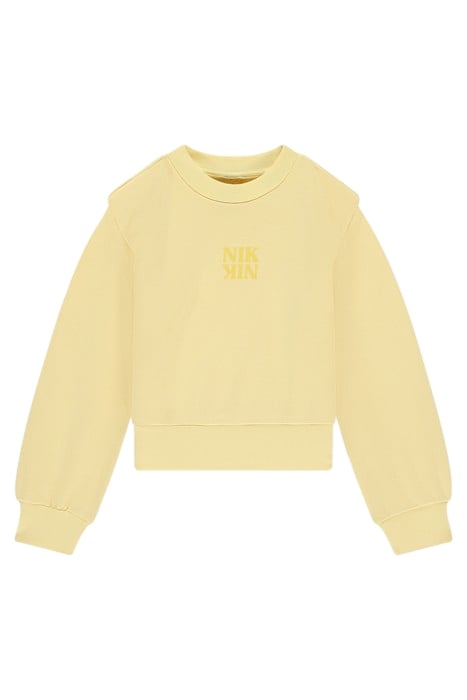 JAMIE SHOULDER SWEATER SOFT YELLOW 1