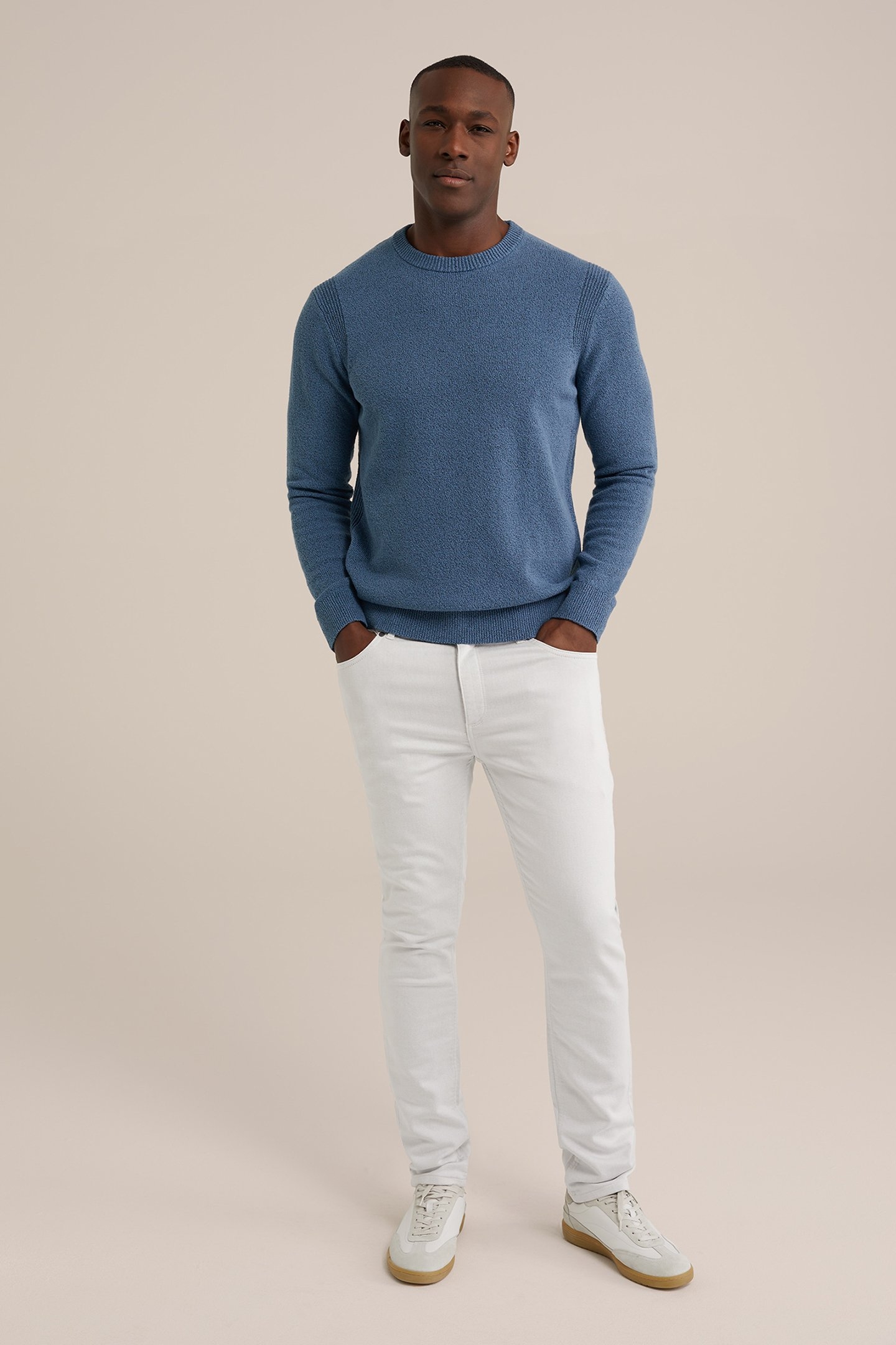 5-POCKET MID WAIST LIGHT GREY 3