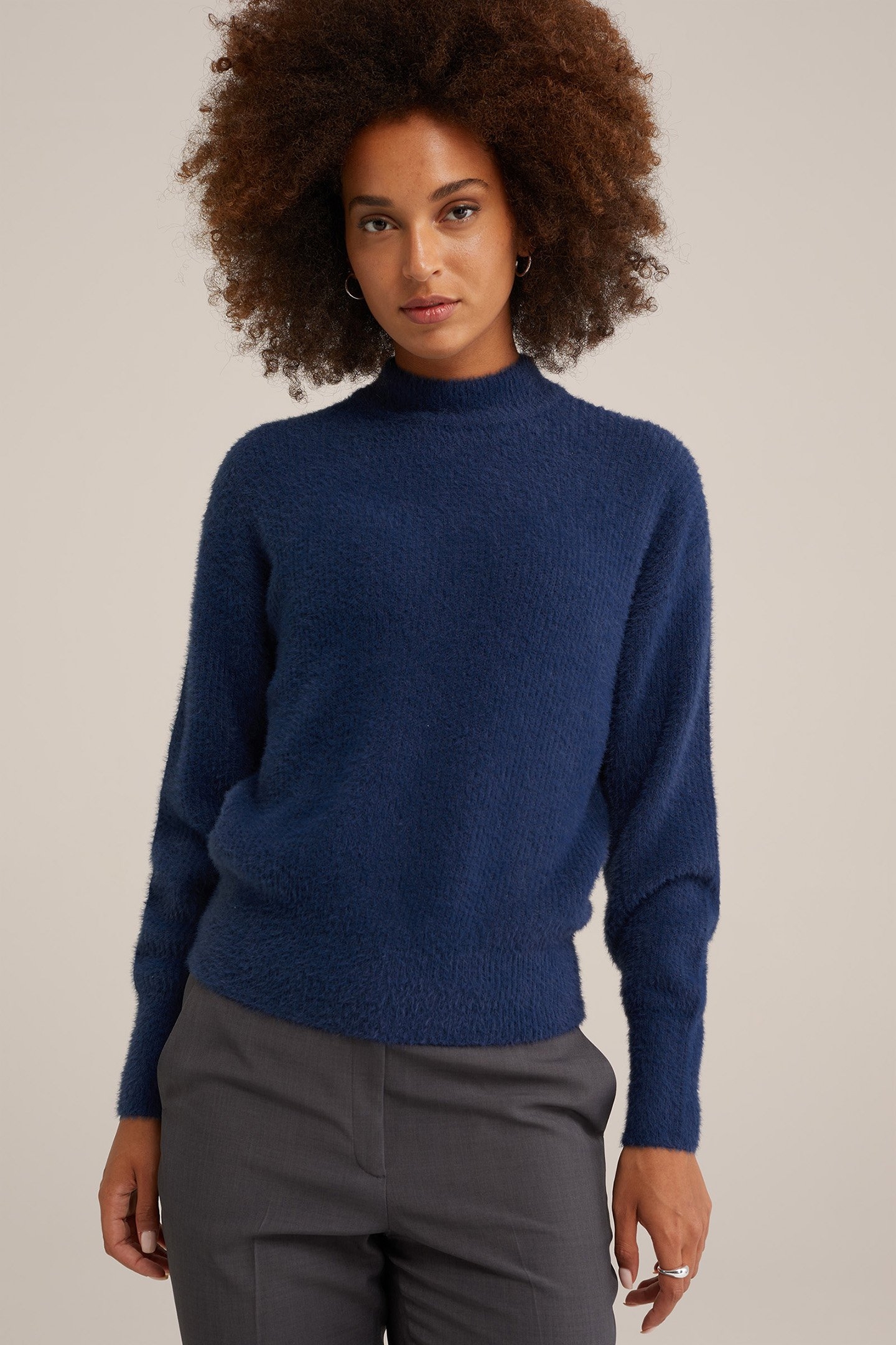 KNITTED PULLOVER BLUE 5