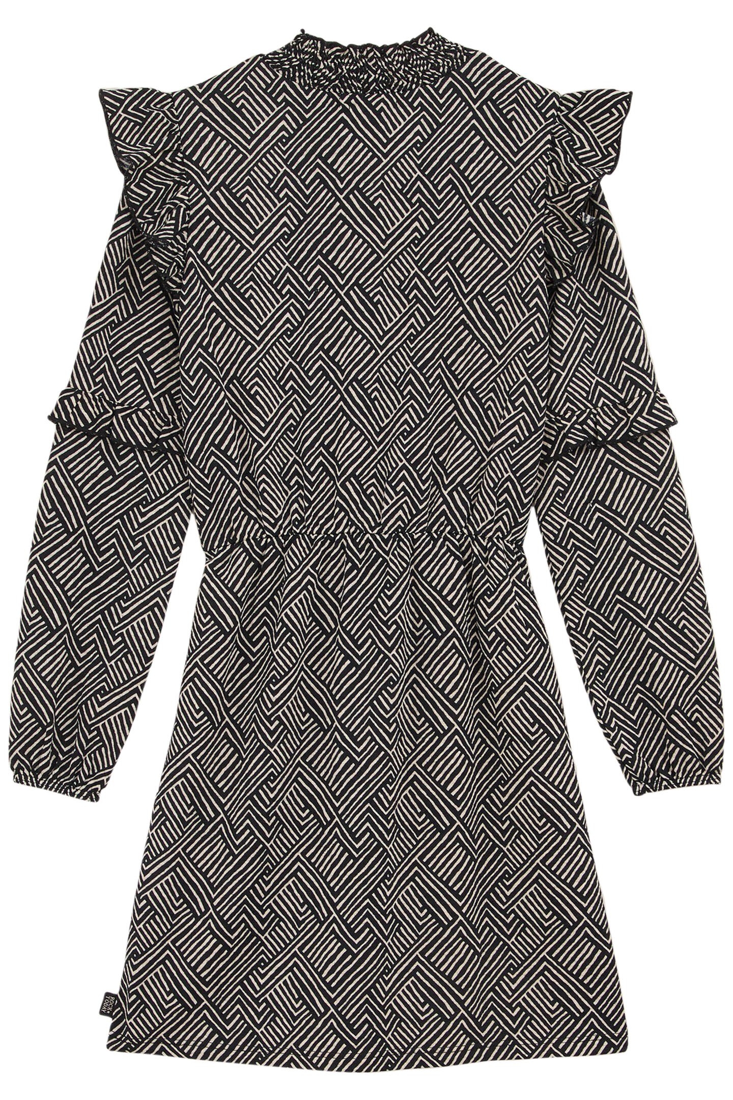 DRESS MID LENGTH BLACK 4