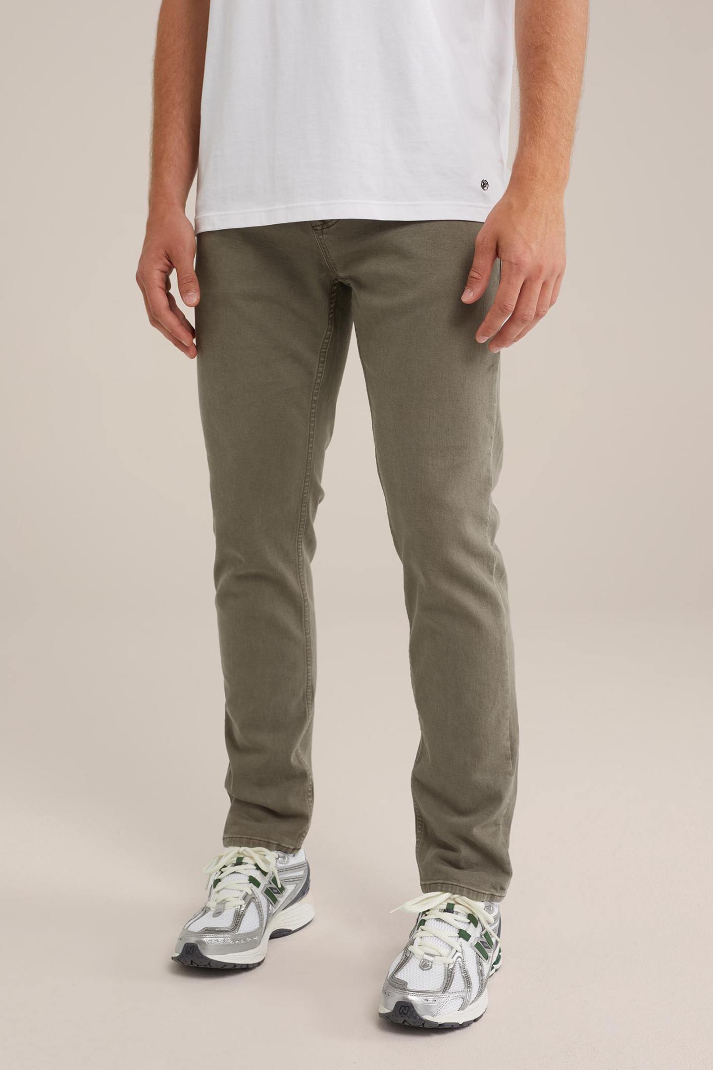 5-POCKET MID WAIST GREEN 1