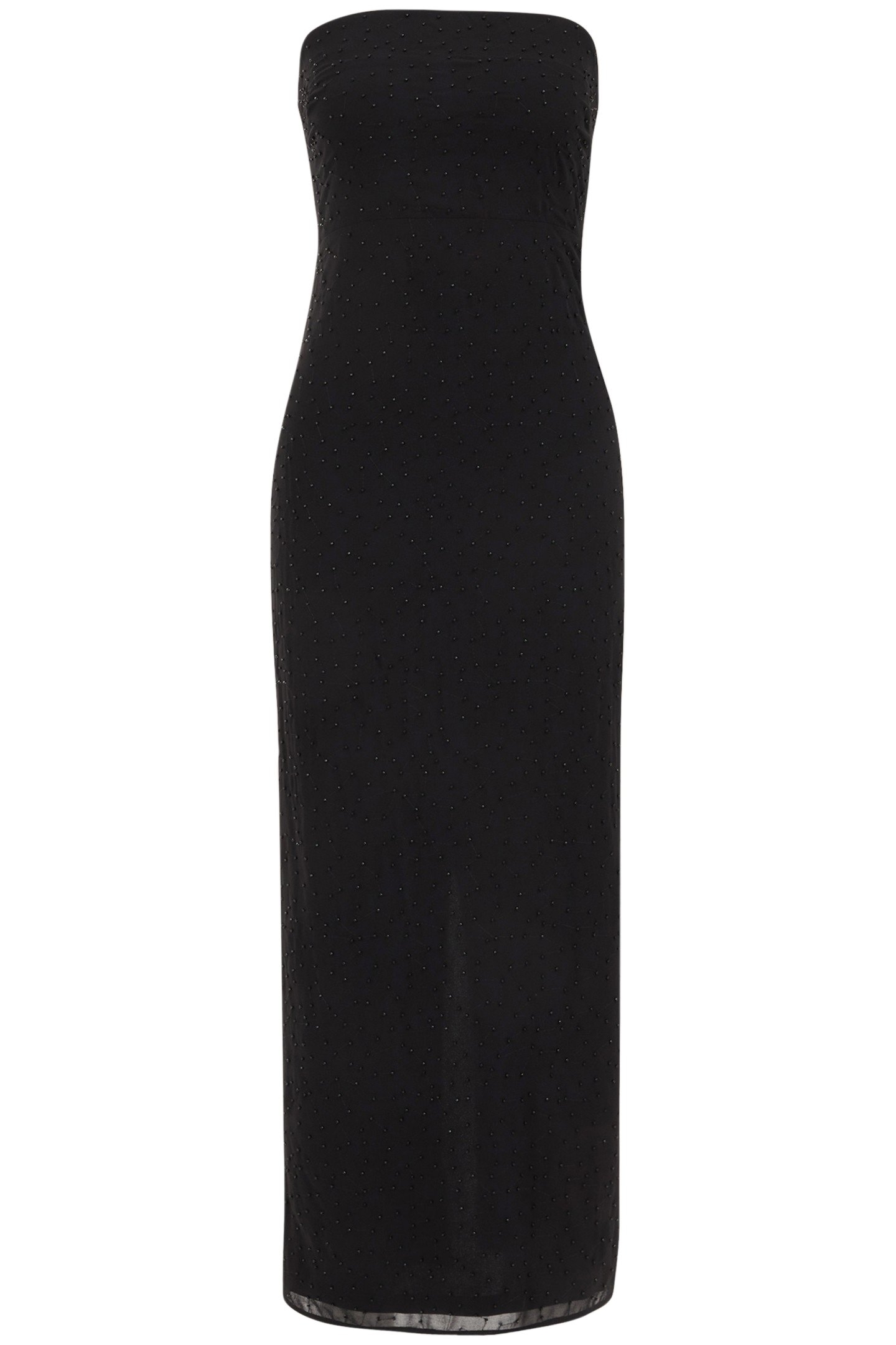 DRESS MID LENGTH BLACK 3