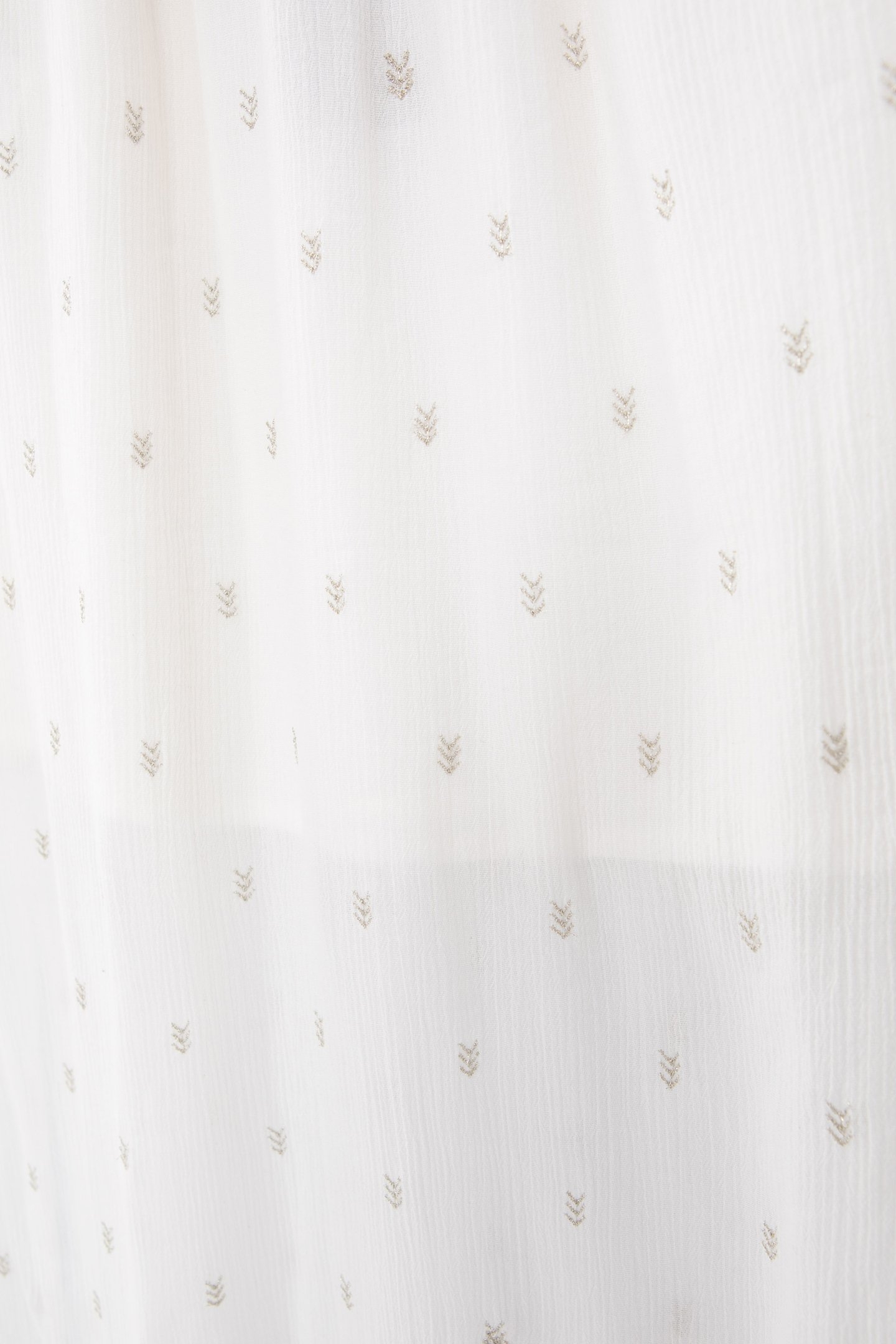 GIRLS’ OFF-WHITE LONG SKIRT WITH GOLD EMBROIDERY 6